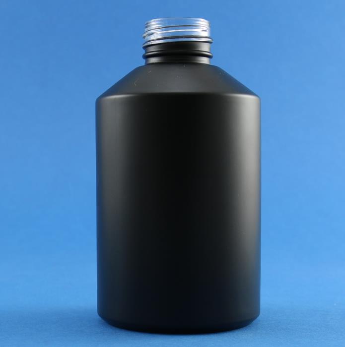 200ml Veral Black Glass Bottle 28mm Neck